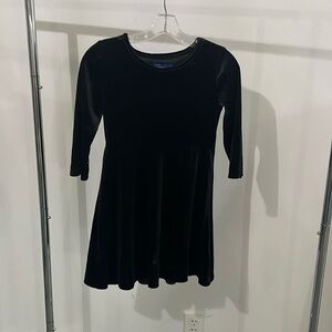 Velvet dark blue dress size Medium 10/12